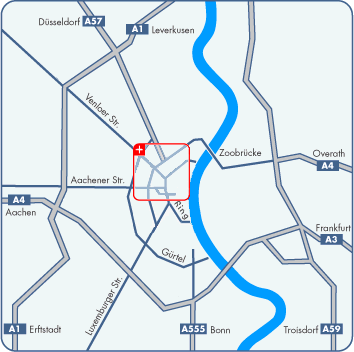 Anfahrtsskizze - &Uuml;bersicht